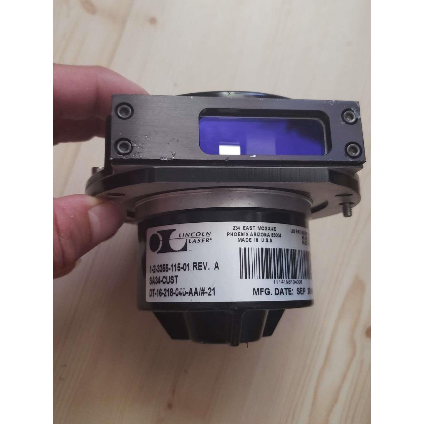 议价直拍不发：LINCOLN 1-2-3355-115-01 REV.A SA34-CUST激光扫