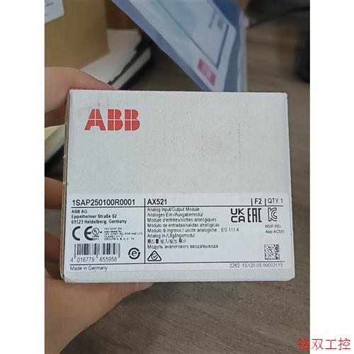 议价直拍不发:ABB原装AX521,1SAP250100R0001
