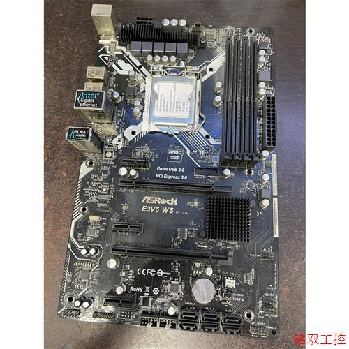 议价直拍不发:出一张拆机华擎e3v5 ws主板