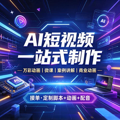 万彩动画大师代做案例微课短视频定制AI动画宣传片脚本分镜制作