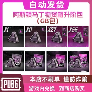绝地求生PUBG阿斯顿马丁联名物资箱代币升阶包CDK兑换码【G币包】