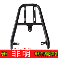 適用臺鈴菲萌電動車尾箱貨架電瓶車后備箱改裝延長外賣一體后衣架