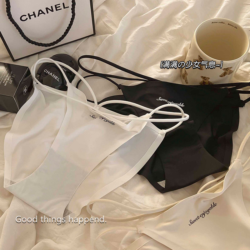 低腰无痕冰丝内裤女夏季性感纯欲风高开叉纯棉全棉裆女士女生,女士内衣/男士内衣/家居服,男三角内裤,淘宝优惠券,粉丝福利购,淘宝优惠卷