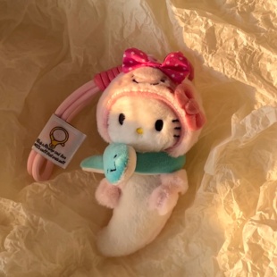 蛇年hellokitty包包挂件粉色可爱kt猫毛绒小玩偶公仔挂饰礼物女