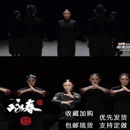 咏春表演练功舞蹈太极服
