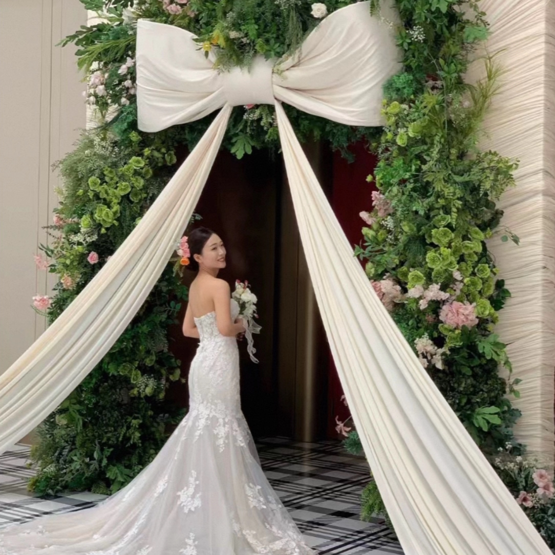 超大巨型蝴蝶结装饰结婚礼墙上房间生日派对打卡橱窗拍照场景布置