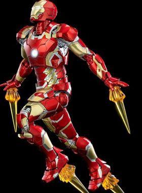 threezero漫威DLX钢铁侠MK6MK43MK46可动人偶手办模型玩具520礼物