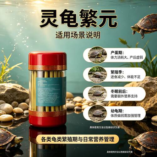 灵龟繁元宠物龟促食欲营养添加剂
