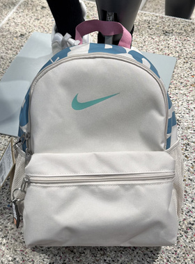 Nike男女耐克迷你防水休闲双肩背包印花舒适幼儿园儿童书包DR6091