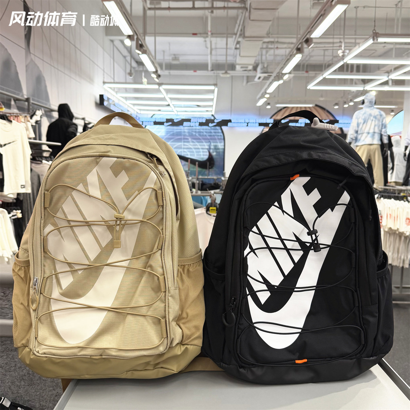Nike/耐克男女新品防水运动休闲户外学生时尚双肩背包书包 HJ8200