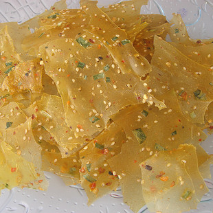 热卖江西赣南特产大余烫皮生烫皮南安烫皮骨500g汤皮休闲食品包邮