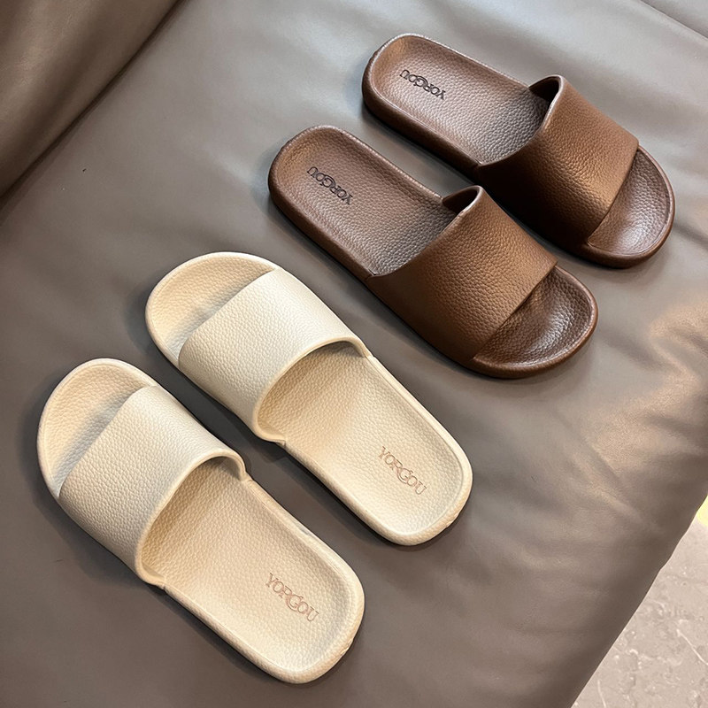 居家室内家用防滑软底夏季凉拖鞋浴室洗澡冲凉不臭脚男女静音情侣