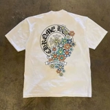 Трендовая хлопковая футболка с коротким рукавом, оверсайз