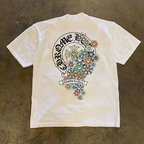 Трендовая хлопковая футболка с коротким рукавом, оверсайз