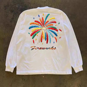 海外订单尾货 宽松上衣 T恤男女同款 撤回外贸美式 潮牌重磅纯棉长袖