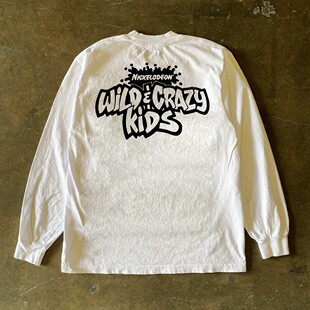 海外订单尾货~撤回外贸美式潮牌纯棉不透长袖T恤男女宽松打底上衣