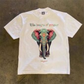 T恤男女情侣上衣 复古oversize短袖 海外订单尾货 专柜撤回外贸美式