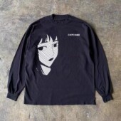 T恤男女同款 海外订单尾货 重磅纯棉长袖 秋季 百搭上衣 撤回外贸美式