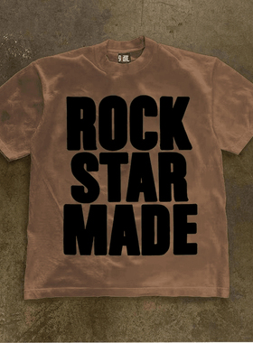 海外订单尾货~撤回外贸美式潮牌高街纯棉短袖T恤男女同款百搭上衣