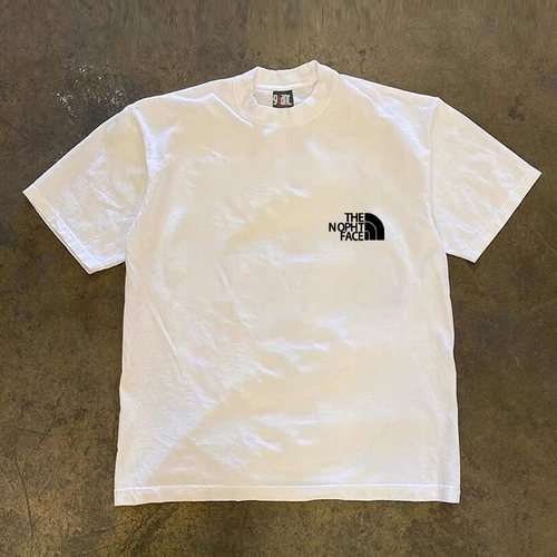 海外订单尾货~撤回外贸美式夏季oversize纯棉短袖T恤男女百搭上衣