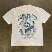 海外订单尾货 上衣ins t恤男女同款 专柜撤回外贸美式 潮牌纯棉短袖