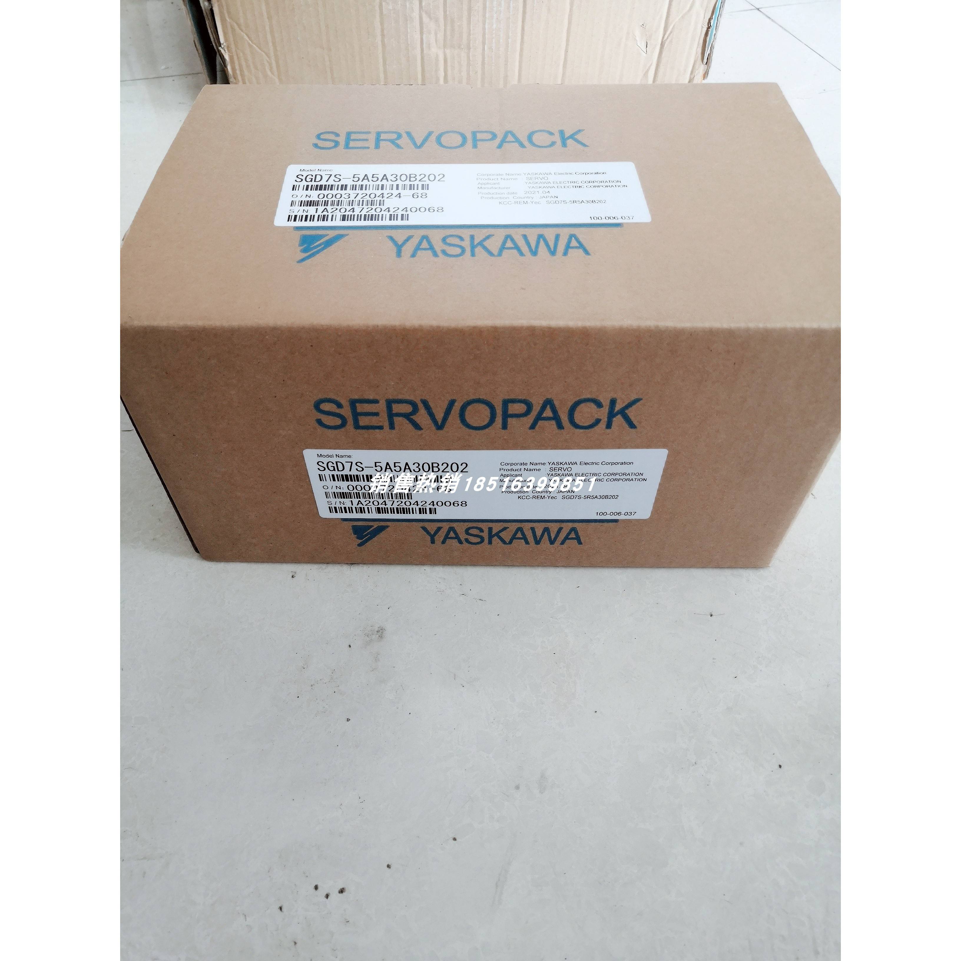 SGD7S-5R5A30B202 安川伺服驱动器现货全新