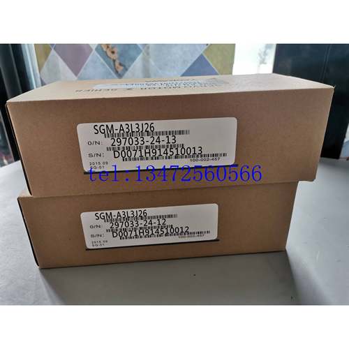 安川伺服电机SGM-A3L3J26原装现货出售 质保一年 拍前询价