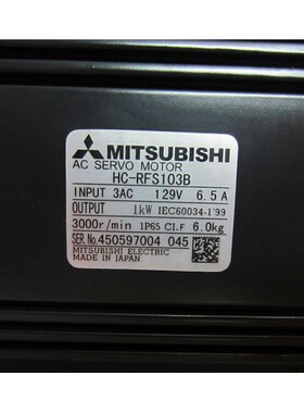 三菱伺服电机HC-RFS103B