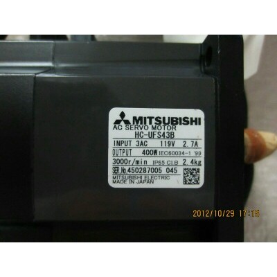 全新三菱伺服电机HC-UFS43/UFS43B/13/23 质保一年，欢迎询价！