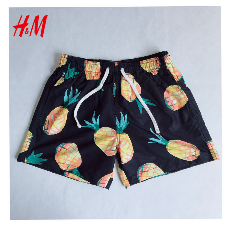 HM man Easy Beach pants lovers leisure time shorts Five point pants black printing Boardshorts hm shortsin the Men's clothing, Casual pants  category - from Buy2taobao.com to provide professional Taobao agent buy service