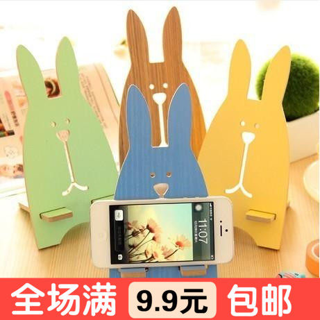 韩国创意时尚手机座 可爱越狱兔手机支架 木质手机架手机托架|ruв категории Цифровые аксессуары, аксессуары для мобильных телефонов, телефон скобка/мобильный телефон сиденья - от Buy2taobao.com для оказания профессиональной услуги покупки агента Taobao