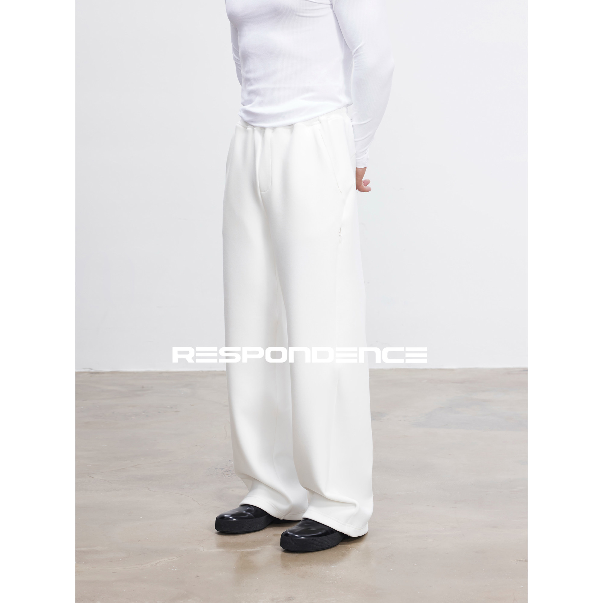 RESPONDENCE 宽松加绒直筒运动卫裤男款加厚秋冬休闲长裤,男装,休闲裤,淘宝优惠券,粉丝福利购,淘宝优惠卷