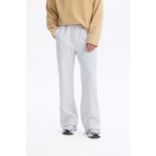 日常通勤健身休闲长裤 RESPONDENCE 脚口拉链宽松直筒卫裤