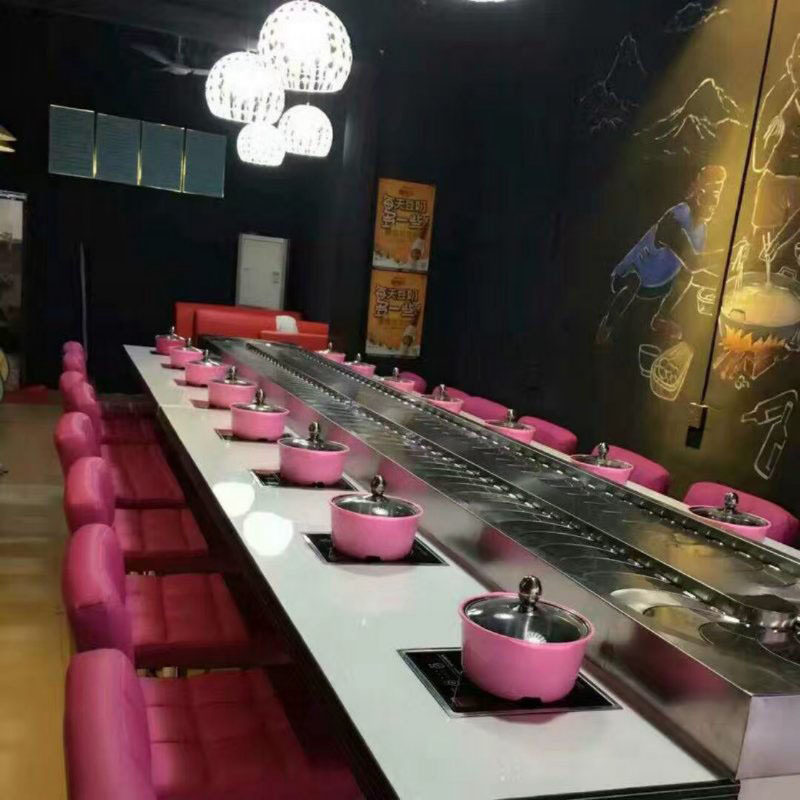 旋转小火锅设备全套自助餐台回转一体式组合麻辣烫旋转火锅桌子串|msdalam kategori dapur/memasak Appliances, memasak Appliances, Periuk belanga/Pot/cerek, hidangan chafing - dari Buy2taobao.com untuk memberikan perkhidmatan ejen Taobao profesional membeli