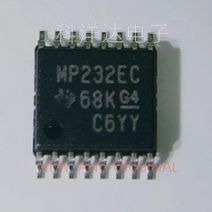 MAX3232ECPWR MAX3232ECPW 线路驱动器 丝印MP232EC 封装TSSOP16