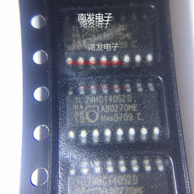 74HCT4052D,118 SOIC-16 双路4通道模拟多路复用器芯片 量大价优