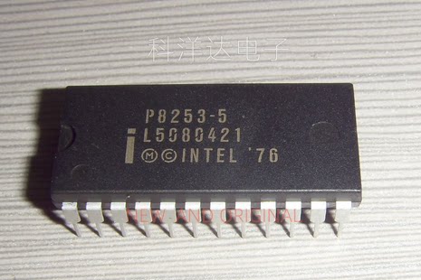 P8253-5 DIP-24 INTEL 可编程定时器直插IC  BOM配单一站式采购