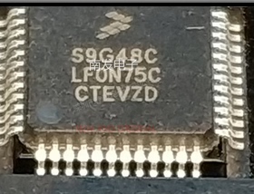 S9S12G48F0CLF 丝印S9G48CLF 0N75C  微控制器单片机 QFP48  全新