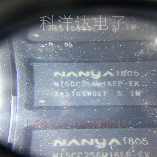 NT5CC256M16EP-EK    512MB 1.35V   FBGA96   存储器芯片  全新