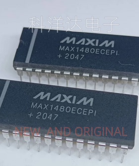 MAX1480ECEPI  MAX1480ECEPI+ 封装PDIP-28  RS-232收发器IC 全新