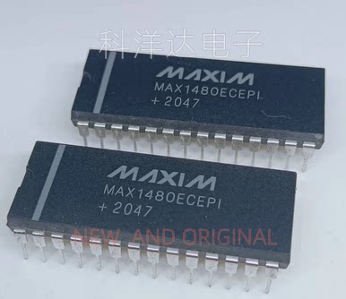 MAX1480ECEPI  MAX1480ECEPI+ 封装PDIP-28  RS-232收发器IC 全新