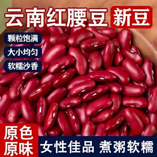 新货红腰豆五谷杂粮煲粥口感软糯做酸菜大红豆颗粒饱满好煮软糯