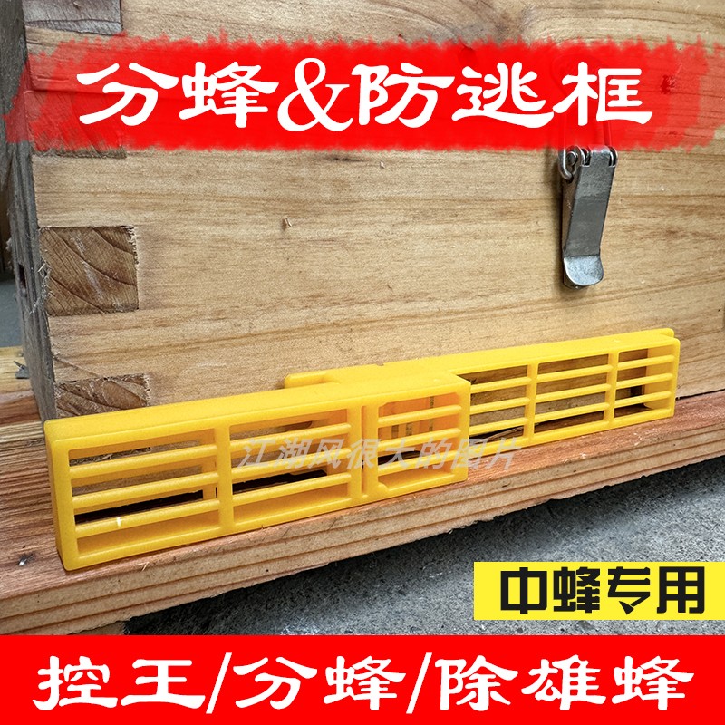 中蜂分蜂防逃框控王分蜂一个搞定