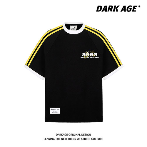 DARKAGE原创刺绣短袖T恤夏季上衣