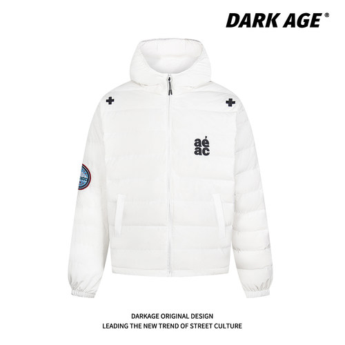 DARKAGE原创白鸭绒排骨羽绒服