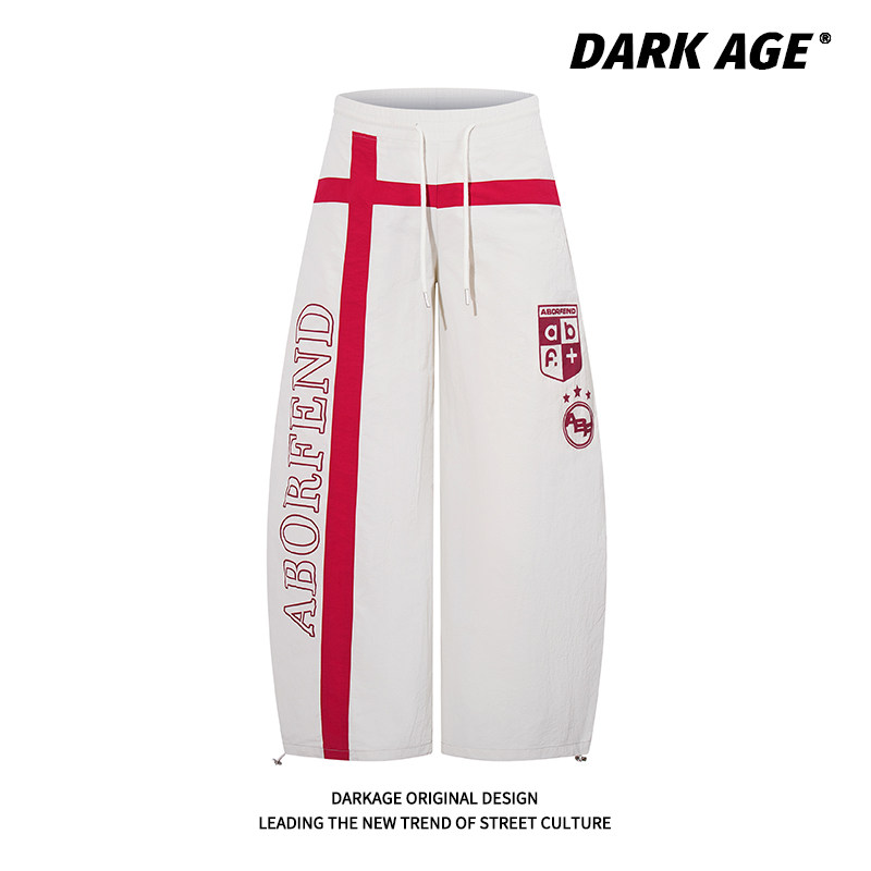 DARKAGE原创美式运动条杠休闲裤男女春季百搭小众街舞设计感裤子,女装/女士精品,休闲裤,淘宝优惠券,粉丝福利购,淘宝优惠卷