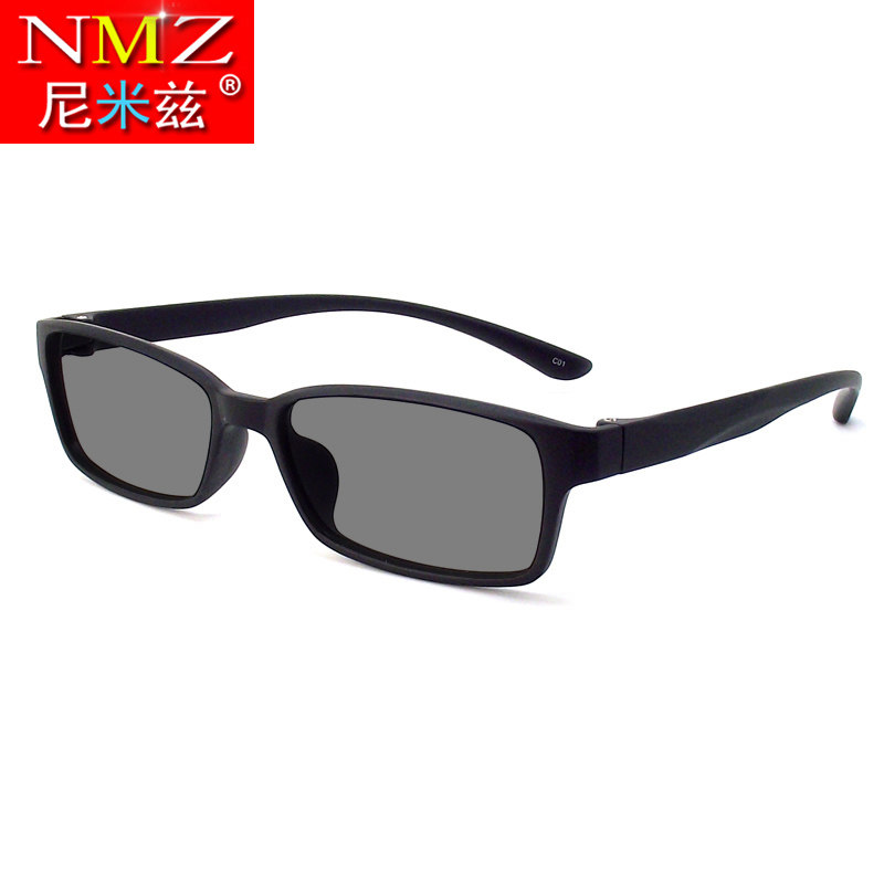 tr90超轻近视变色成品眼镜架