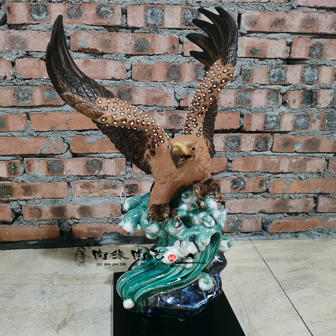 石湾公仔大展宏图生意兴隆工艺品