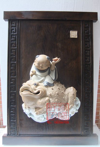 陶瓷石湾公仔招财工艺品