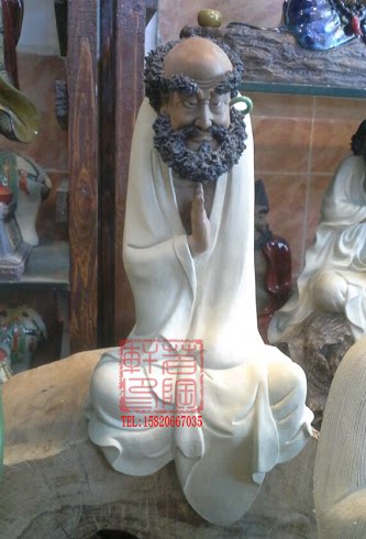 陶瓷工艺品 石湾公仔 悟道达摩